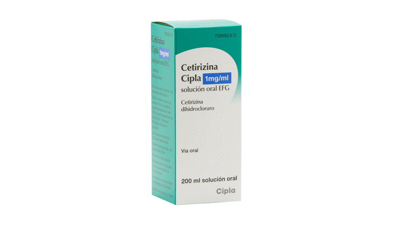 Cetirizina Cipla 1 mg/ml solución oral EFG